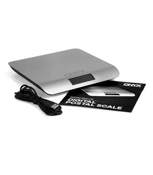 Brand New Onyx Stainless Steel 5 lb Digital Postal Scale USPS Mail